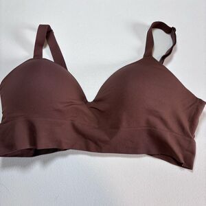 Everyday Seamless Wireless Bra in Chocolate Brown